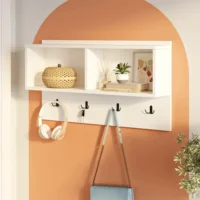 Cloakroom-wall shelf ● Width: 24 inch ● Depth: 7 inches ● Height: 16 inches)  Model:WLS001
