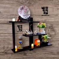 Wall Self / showpice self ● Measurement # Height 24 Inch Width 24 Inch Depth 5 Inch Model: WL420