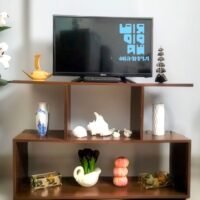 TV CABINET / TV SHELVE STORAGE H-24 INCH X W-24INCH X D-10 INCH MODEL:TCS004