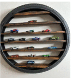 Hot wheel Shelf Toy shelf floating wall shelf Height 26 Inch WIdth 26 inch depth 2.5 Inch WL409 - Image 4