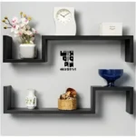 Wall Mounted S Shape Design Shelves Height 5 Inch Width 30 Inch Depth 6 Inch Model:WL416