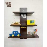 Wall Shelf Wall Floating shelf key ring hanger Height 26 Inch Width 22 Inch Dept 06 Inch Model:WL407