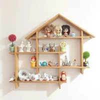 Wall Shelf Wood 3 feet x 3 feet x 0.5 feet .Model:WS401KR.