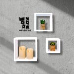 Wall Shelve / Showpice shelveSet:3 Pcs Size: Large 10 INCH x 10 INCH, Medium 8 INCH x 8 INCH, Small 6 INCHx 6 INCH DEPTH-8 INCH Model : WL421