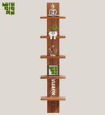 Wall Shelf Toy shelf Wheel floating wall shelv Height 36 Inch WIdth 09 inch depth 5.5 Inch Model:WL410 - Image 2