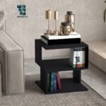Bedside table corner table sofa side table bedroom bed side table H #16 inch X W #16 inch X D #16 inch BST020 - Image 2