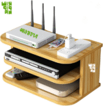 Router Shelf Wall Mounted Wifi Router Storage Top Box Height 10 Inch Length 14 Inch Depth 08 Inch Model:RS206 - Image 2
