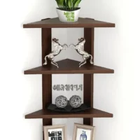 Wall Shelf Corner Shelf Height 30 Inch Length 20 Inch Depth 10 Inch Book Shelv Model WL424