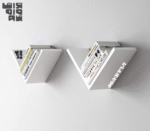 Wall shelf floating shelf hanging shelf Height 12 inch Width 12 Depth 7 inch Model WL415 - Image 2