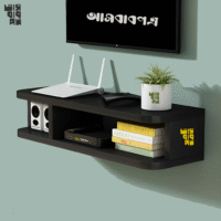 Router Shelf Wall Mounted Wifi Router Storage Top Box Height 8 Inch Length 24 Inch Depth 8 Inch Model:RS204