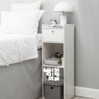 Hospital bed self/Bed side self//book self Height # 32 Inch Length # 13 Inch Depth # 12 Inch) Model:BS028