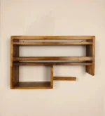 Wooden Kitchen Storage Rack Height 18 inch Width 22 inch Depth 5 inch Model WRK001 - Image 4