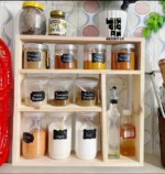 Wooden Kitchen Storage Rack Model Height 24 inch Width 16 inch Depth 5 inch Model WRK006