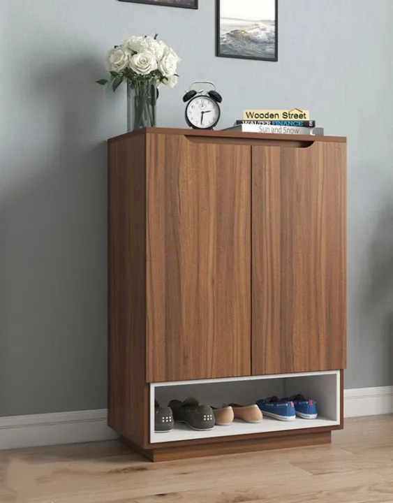 7de272e9d17008e2a43f96c7c5f19611.png_720x720q80.png_ Shoe Rack Melamine Laminated Board 3.5 feet x 2.75 feet x 1 feet Model :SR803ML - Image 1