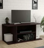TV Stand with Shelf Melamine Laminated Board Height 24"" ,Depth-12"", Length-42"" Model : TS611ML
