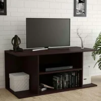 TV Stand with Shelf Melamine Laminated Board Height 24"" ,Depth-12"", Length-42"" Model : TS611ML