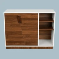 Shoe Rack Melamine Laminated Board Height 36 Inch Length 36 Inch Depth 14 Inch Model SR3008