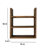 Wooden Kitchen Storage Rack Model Height 24 inch Width 16 inch Depth 5 inch Model WRK004 - Image 3